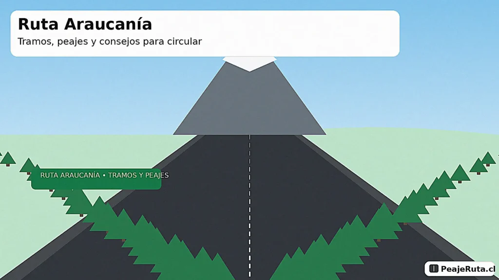 Ruta Araucanía: tramos, peajes y consejos para circular por Ruta 5 y rutas secundarias