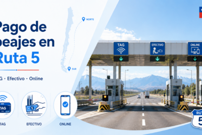 Cómo pagar peajes en Ruta 5